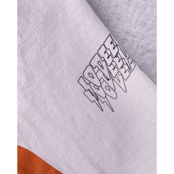 10 DEEP Power Mens T-SHIRT Size Large 2019 White Orange Graphic Tee - Picture 6 of 7